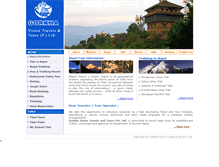 Tablet Screenshot of gorkhavisiontravel.com